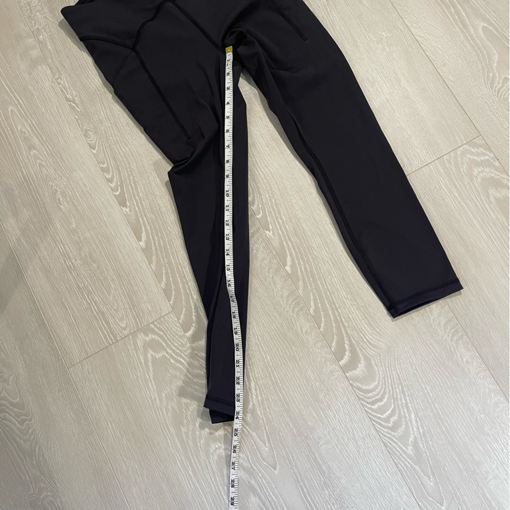 NWT Lululemon Power Thru High Rise Crop 23" Black size 6 - Picture 11 of 15